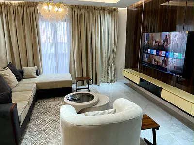 Luxury 2 Bedroom with 2-Spacious Balconies Apartment with Pool — Toyin Street, Ikeja, Lagos