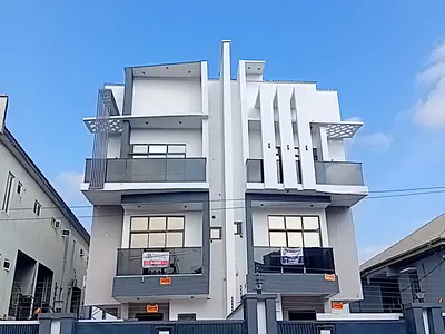 Exquisite 5 Bedroom Semi-Detached Duplex with Pool, Cinema & BQ — Ikeja, Lagos