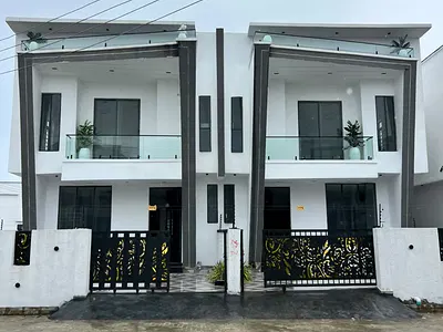 Luxury 4 Bedroom Semi-Detached Duplex with BQ — Warm Elegance, Flood Free, Family Friendly, Ajah, Lagos