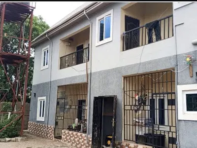 Block of 4 Flats of One Bedroom with Additional Land — Eke Obinagu Flyover, Emene, Enugu, Enugu