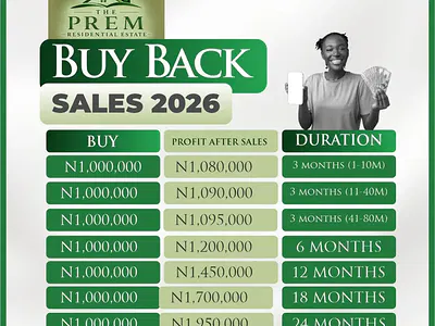 Residential Land with Buyback Scheme — Lagos-Calabar Coastal Road, Ibeju Lekki, Lagos