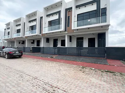 A Contemporary 4 Bedroom Terrace Duplex with Private Compound — Lekki, Lagos