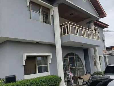 Block of 4 Three-Bedroom Flats with BQ — Off Balogun, Ifako-Ijaiye, Lagos
