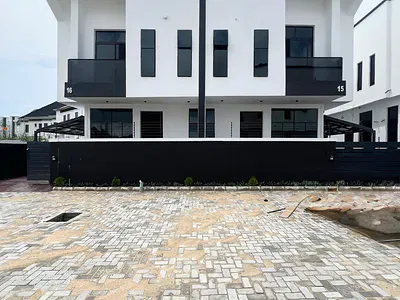 Luxury Brand New Contemporary 4-Bedroom Semi-Detached Duplex with BQ — Lekki, Lagos