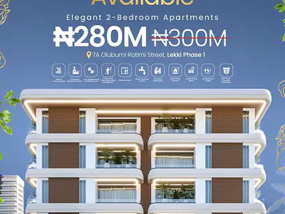 2-Bedroom Apartment — Lekki Phase 1, Lekki, Lagos