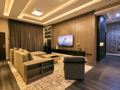 2-Bedroom Serviced Apartment with PS5, Swimming Pool, Snooker Board — Magnus Abe Street, Wuye, Abuja