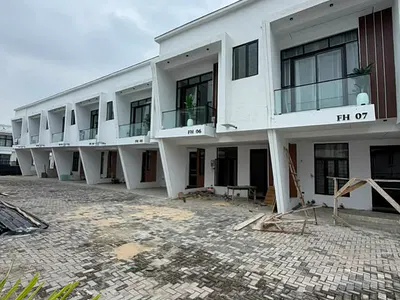 3 Bedroom Terraced House with BQ (Flood Free Environment — Lekki, Lagos