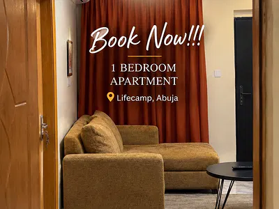1 Bedroom Apartment — 4F Ahmed Charno Street, Brains and Hammers City Estate, Lifecamp, Life Camp, Abuja