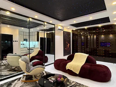 Deluxe 2 Bedroom Apartment with a Private Cinema and Bathub — Lekki, Lagos