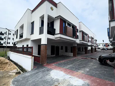 Nicely Built 4 Bedroom Terrace Duplex + Supermarket, Gym — Lekki, Lagos
