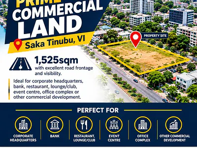 1,525SQM Commercial Land — Victoria Island (VI), Lagos
