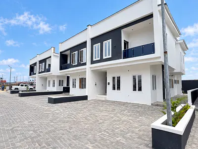 4 Bedroom Semi-Detached Duplex with BQ — Abraham Adesanya, Ajah, Lagos