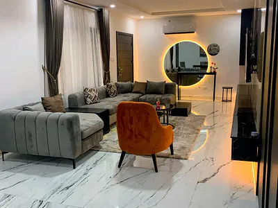 Furnished 2 Bedroom Penthouse with Elevator 24hours Light — Ikoyi, Lagos