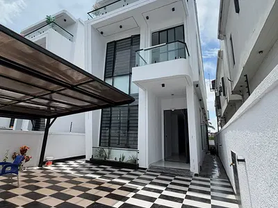 An Amazing 5 Bedroom Fully Detached Duplex with BQ — Sangotedo, Ajah, Lagos