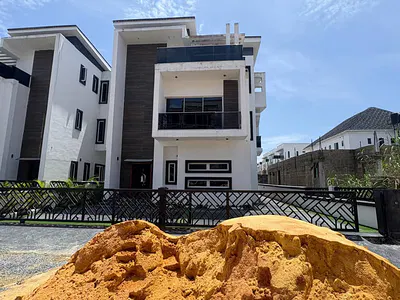5-Bedroom Fully Detached Duplex with BQ — Hampton Lake Estate, Lekki, Lagos
