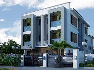 Offplan 4 Bedroom Semi Detached Duplex Plus BQ in a Secured Estate. — Maryland, Lagos