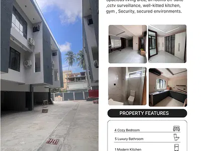 4 Bedroom Terrace Duplex with BQ Available — Victoria Island (VI), Lagos