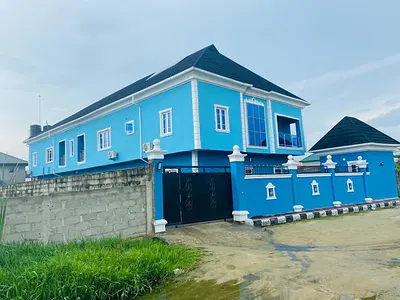 A Room Self Contained with Kitchen Upstairs and Downstairs — Glorious Estate Opposite Chicken Republic Badore Ajah Lagos, Badore, Ajah, Lagos