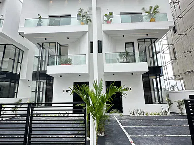 Fabulously Built 4 Bedroom Semi Detached Duplex with Elevator, BQ — Lekki, Lagos