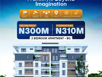 2 Bedroom Apartment with BQ — Lekki, Lagos