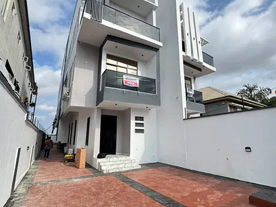 Exquisitely Built 5 Bedroom Semi Detached Duplex with Cinema, Pool, BQ — Ikeja, Lagos