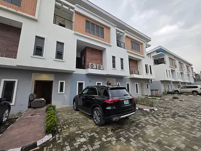 Lovely Finished 4 Bedroom Terrace Duplex + BQ — Ikate Elegushi, Lekki, Lagos