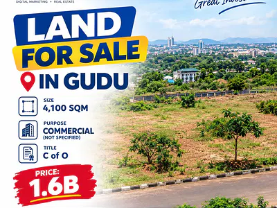 4100 SQM Land — Gudu, Abuja