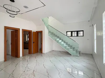 Newly Built 4 Bedroom Detached Duplex with a Room BQ — Surulere, Lagos