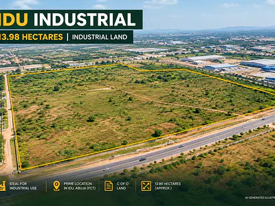 5.5ha Industrial Land with C of O — Idu Industrial, Abuja