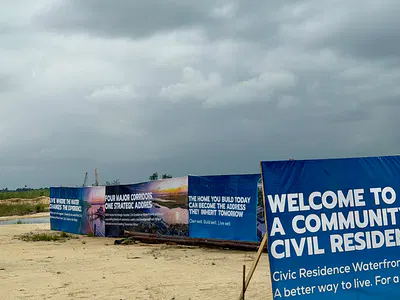 Waterfront Land - Residential Land — Civic Residence Waterfront, Sangotedo, Ajah, Lagos