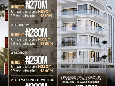 2 & 3 Bedroom Luxury Apartments — Lekki, Lagos