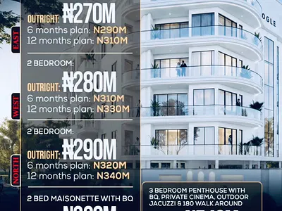 2 Bedroom Luxury Apartment — Lekki, Lagos