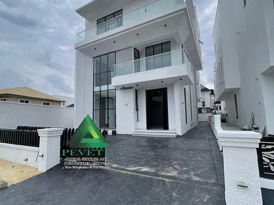 Luxury 5 Bedroom Fully Detached Duplex + BQ, Cinema, Pool — Lekky County Homes, Ikota, Lekki, Lagos