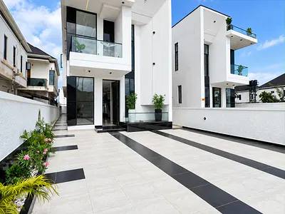 5 Bedroom Fully Detached Duplex with BQ — Ikota, Lekki, Lagos