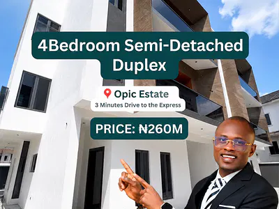 4-Bedroom Semi-Detached Duplex — Opic, Isheri North, Lagos