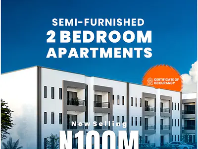 2-Bedroom Semi-Furnished Luxury Apartment — Lekki Peninsula Scheme Ii, Abraham Adesanya, Ajah, Lagos