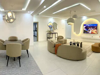 Fully Furnished 3 -Bedroom Apartment with BQ — Lekki, Lagos