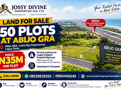 50 Plots of Land — Abijo, Lekki, Lagos