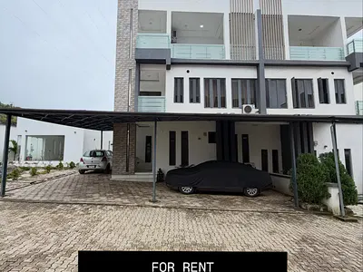 Newly Vacated 5 Bedroom Semi-Detached Duplex with BQ — Guzape District, Abuja