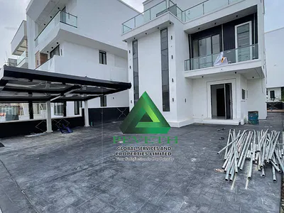 Luxury 5 Bedroom Fully Detached Duplex + BQ, Pool, Cinema — Ikota, Lekki, Lagos