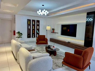 Ocean View Luxury 3bedroom Fully Furnished Apartment with a BQ — Ikoyi, Lagos