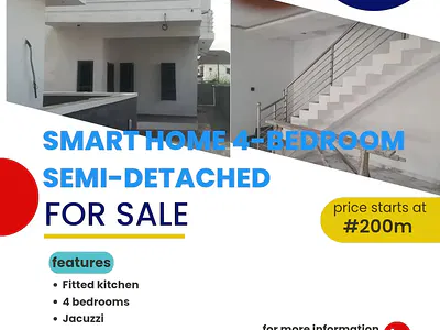 4-Bedroom Semi-Detached Smart Home — Agungi, Lekki, Lagos