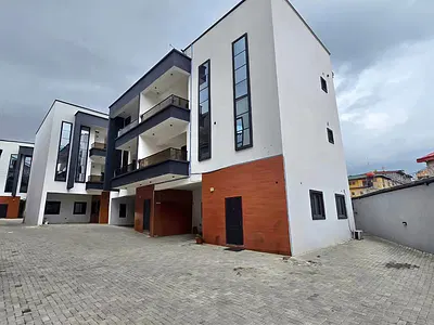 Luxury 4 Bedroom Terraced Duplex with BQ — Allen, Ikeja, Lagos