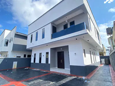 A Capacious 5 Bedroom Fully Detached Duplex with BQ — Sangotedo, Ajah, Lagos
