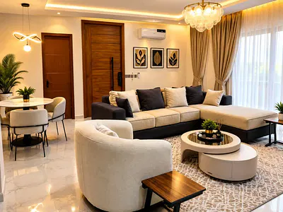 Luxury 3 Bedroom Flat with Excellent Facilities — Ikeja, Lagos