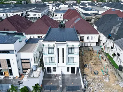5 Bedroom Semi Detached Duplex + BQ Located in a Secured Estate — Lekki, Lagos