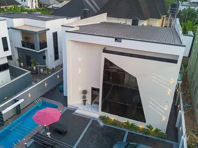 5 Bedroom Furnished Detached Duplex with Pool — Eneka Link Rd, Eliozu, Port Harcourt, Rivers