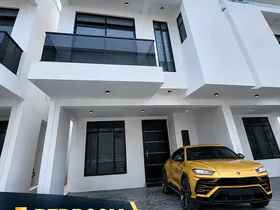 Mind Blowing Unique Ultra Morden 3bedroom Terrace Duplex, Secure Area — Lekki, Lagos