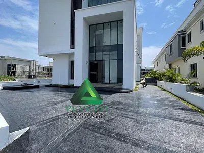 Contemporary 5 Bedroom Semi-Detached Duplex+ BQ, Pool, Cinema — Ikate, Lekki, Lagos