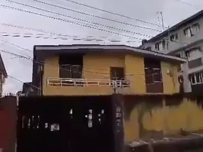 Block of 4 Flats with 3 Bedrooms Each — Olaniyi Street, Off Pedro Road, Shomolu, Lagos